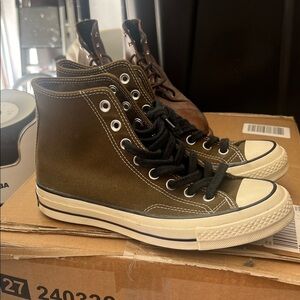 Converse chucks high top Olive High-Top Sneakers